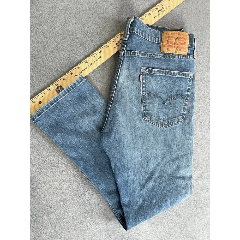 Men's Levies 511 Blue Jeans Size 36x30 Levi Strauss & Co.